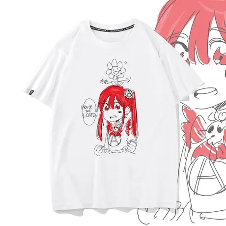 秀洛NightClub X Jun Inagawa二次元魔法少女衣服短袖T恤男女半袖商品大图