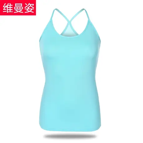 维曼姿简约净色百搭舒适小吊带小背心女吊带打底衫图片