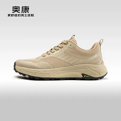 Aokang奥康春秋季新款时尚休闲鞋男织物轻质透气运动舒适单鞋商品大图