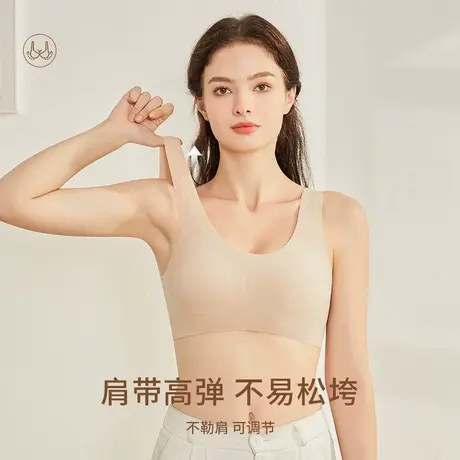无痕内衣女新款提拉聚拢小胸上托女生无钢圈软支撑收副乳文胸罩商品大图