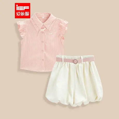 MINIIEF【爱依服童装】2025夏季新款韩版洋气可爱女童上下套裤图片