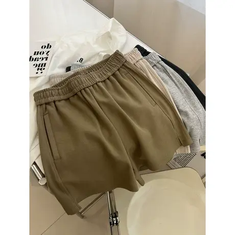 居家外穿直筒阔腿短裤女2023夏季新款百搭韩版运动休闲跑步短裤潮图片