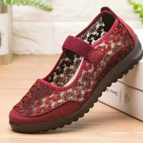 老北京布鞋女鞋官方旗舰店正品2025女款新款中老年人奶奶布凉鞋子商品大图