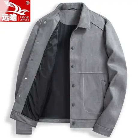 外套男春秋款2025新款时尚潮流春季男款翻领工装上衣男士休闲夹克商品大图