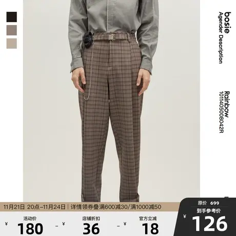 bosie 2021年冬季新款可拆卸小包休闲裤工装裤子潮商品大图