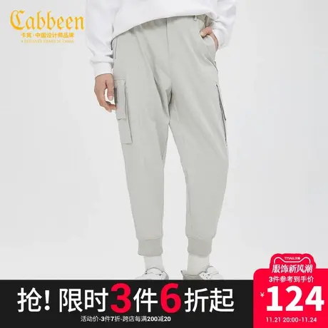 卡宾男装工装休闲裤时尚束脚宽松潮流长裤Y商品大图