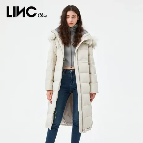 LINCCHIC金羽杰羽绒服女修身轻薄中长款羽绒服女冬季外套2088502商品大图