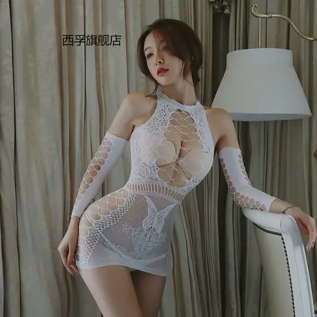 情趣内衣 女士性感丝袜透明诱惑睡衣情趣丝袜夜迷离5049商品大图