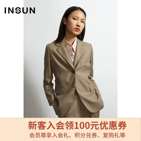 恩裳秋季商场同款轻商务气质立体垂坠小西服职场外套西装图片