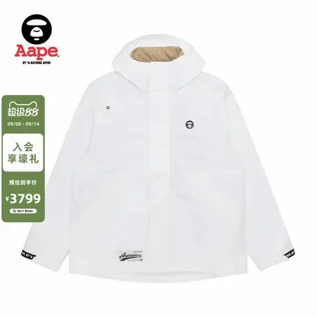 Aape旗舰店男装秋冬可拆卸内胆潮流连帽羽绒服两件套7714XXN商品大图