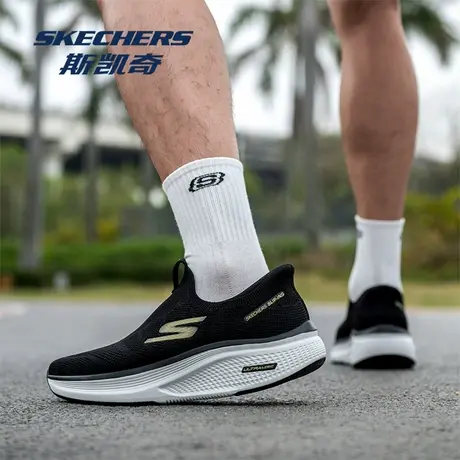 Skechers/斯凯奇2025秋季新款男鞋一脚蹬健步鞋休闲运动鞋跑步鞋商品大图
