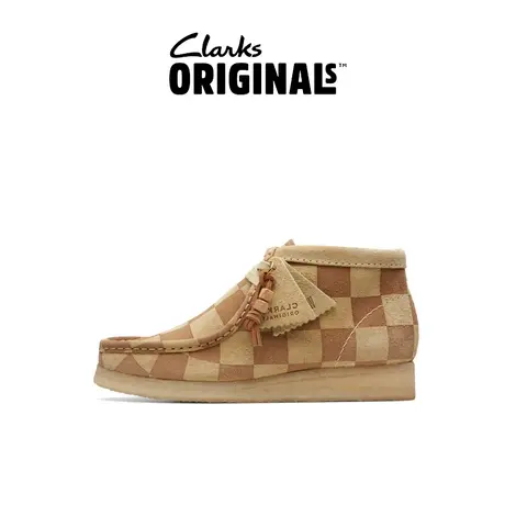 Clarks其乐Originals WALLABEE女鞋新品时装靴复古潮流高帮袋鼠靴图片