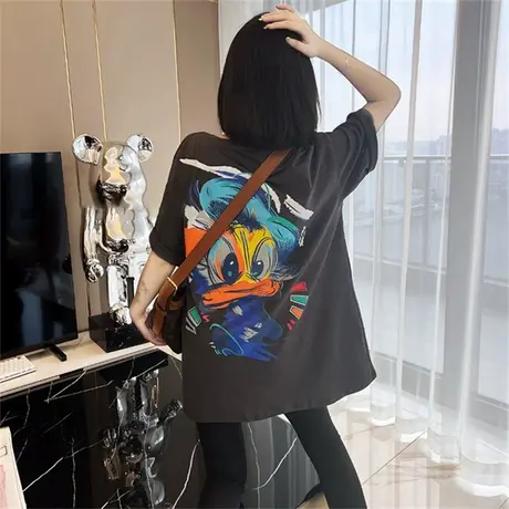 韩版东大门欧货女装t恤短袖超火cec大码休闲减龄ins潮纯棉上衣夏商品大图