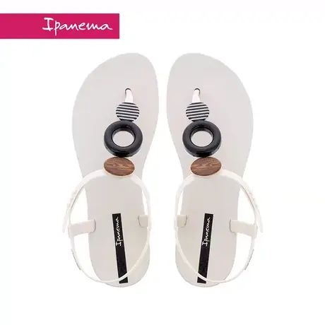 Ipanema依帕 夏季新款时尚凉鞋女ins潮夏百搭外穿夹脚平底鞋仙女商品大图