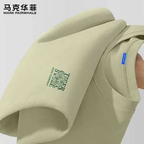 马克华菲纯棉长袖t恤男2025新款秋季男士打底衫美式圆领男生上衣X图片