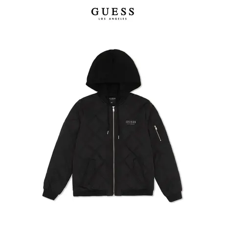 GUESS女士潮牌休闲时尚连帽棒球衫夹克外套-RL4W4850K商品大图