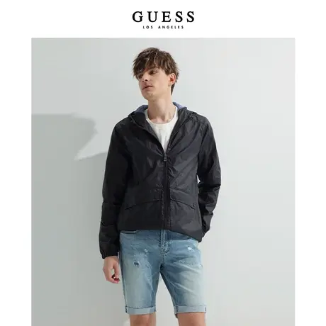 GUESS男士休闲连帽宽松外套-M2GL08WEJG0图片