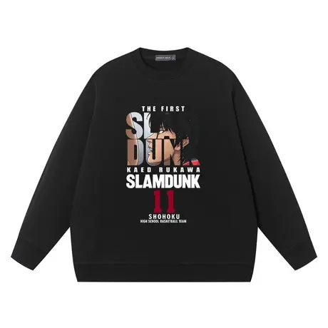 灌篮高手赤木流川枫三井寿球员樱木花道周边圆领卫衣男纯棉上衣服图片