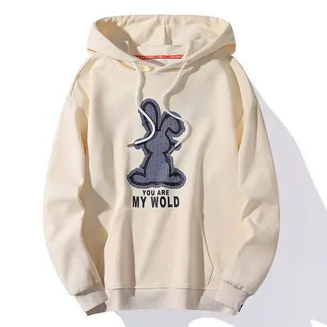 春秋季男士连帽卫衣2022年新款卡通印花潮牌打底衫宽松上衣外套男商品大图