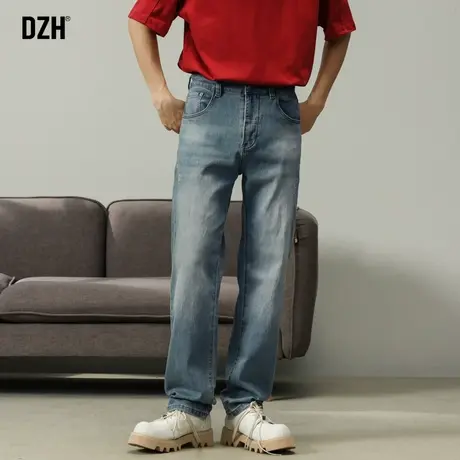 男士牛仔裤男春秋裤子男款潮牌2024年春季新品男裤休闲裤大码长裤商品大图