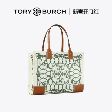 【12期免息】TORY BURCH 汤丽柏琦 ELLA小号印花手提托特包159266商品大图