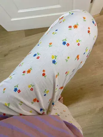 多彩小花 纯棉纱布婴儿棉休闲家居裤宽松舒适睡裤商品大图