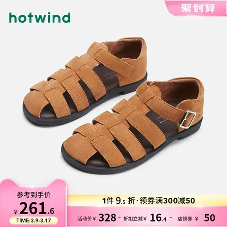 热风2024年夏季新款女士时尚凉鞋图片