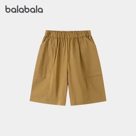 商场同款巴拉巴拉男童短裤儿童薄款凉感五分裤2025夏季新款童装潮图片