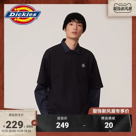 Dickies 春夏 背面印花 工装短袖T恤男女情侣宽松内搭图片