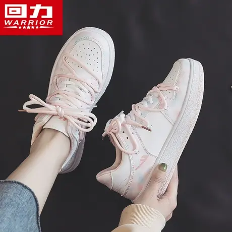 回力樱花女鞋小白鞋女2023年春季新款ins潮鞋透气休闲百搭板鞋子商品大图
