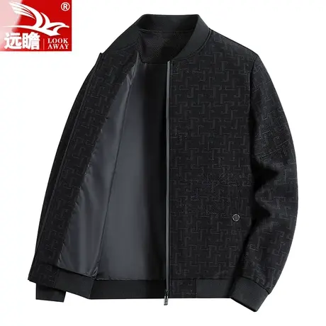 2023新款春秋装外套商务休闲男士潮牌上衣棒球领秋季行政夹克男款商品大图