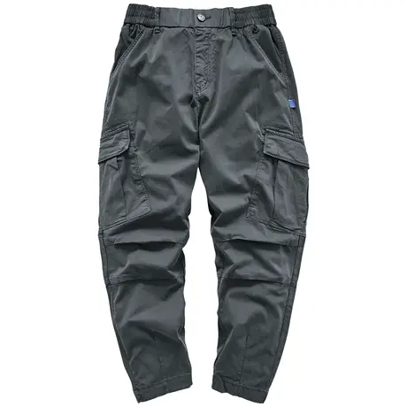 VIP裤子男春秋薄款机能工装裤直筒宽松百搭运动休闲长裤高街ins潮商品大图