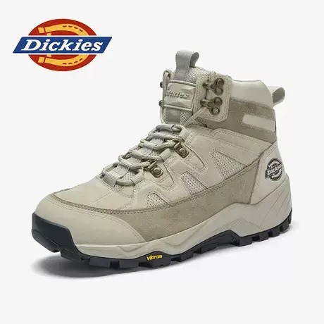 Dickies户外登山鞋男秋冬2024新款防滑防泼水徒步高帮休闲运动鞋商品大图