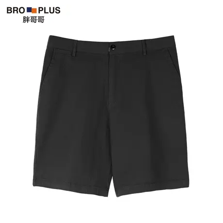 胖哥哥夏季新款大码短裤男加肥加大码直筒裤宽松肥佬商务休闲裤商品大图