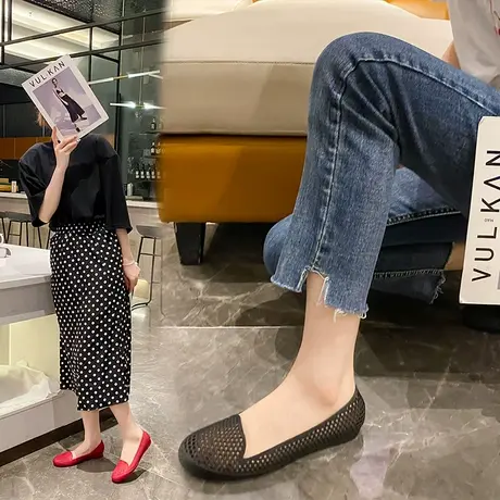 胶鞋女防水防滑夏季女式雨鞋短筒低帮雨靴时尚款外穿新款水鞋平底商品大图