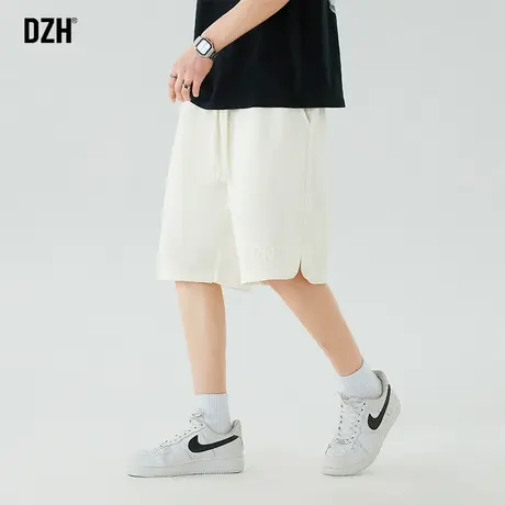 男士夏季新款外穿运动短裤男潮牌休闲针织裤子男款五分裤卫裤中裤商品大图