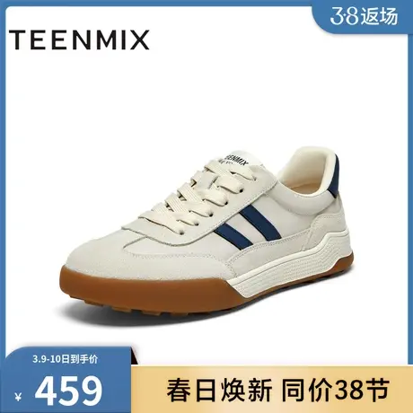 天美意2024春新款商场同款复古时尚运动百搭男休闲鞋3NL01AM4商品大图