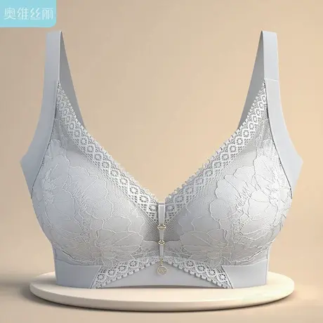 奥维丝丽2025年新款内衣女中厚B杯软钢圈上托聚拢调整型性感文胸商品大图
