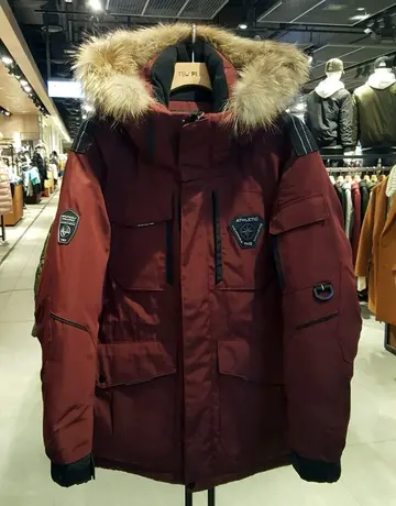 2021年新款韩国反季节清仓特卖Runningman工装羽绒服女中长款外套商品大图