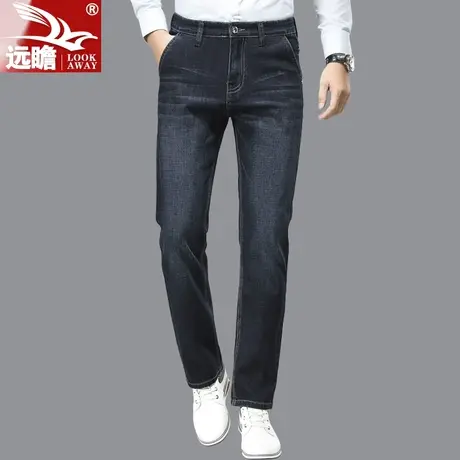 牛仔裤男直筒宽松2022年新款潮流修身男士百搭弹力冬季休闲长裤子商品大图
