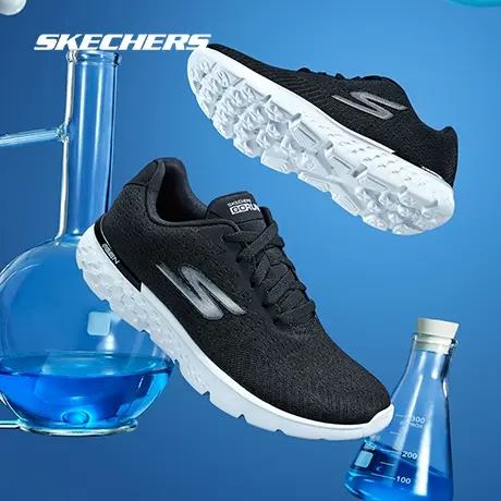 Skechers斯凯奇女鞋官方正品旗舰店春夏季透气跑步鞋女休闲健步鞋商品大图