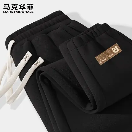 马克华菲卫裤男秋季新款简约束脚运动长裤男士宽松休闲百搭裤子X图片