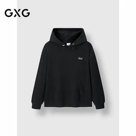 GXG男装 连帽卫衣背后印花卫衣长袖上衣 2025春季新品商品大图