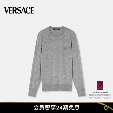 VERSACE/范思哲 男士刺绣Medusa套头衫商品大图