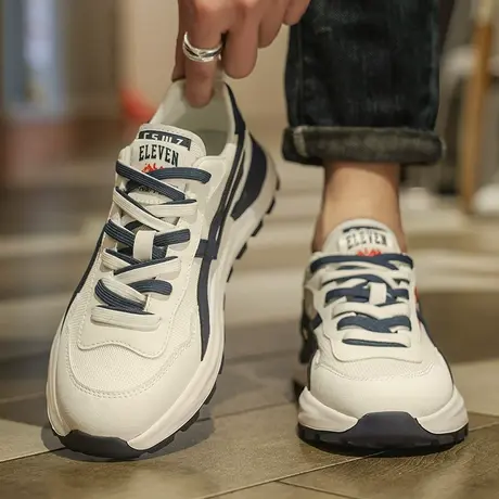 莆田男鞋春夏季潮流休闲运动鞋男款跑步青少年阿甘老爹鞋2024新款商品大图