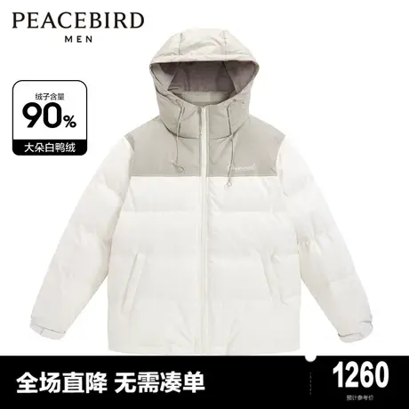 【商场同款】太平鸟男装 2023年冬季新款羽绒服男士外套B2ACD4304商品大图