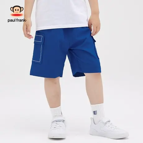 大嘴猴童装男童短裤2023年夏季新品中大童外穿儿童薄款五分裤子商品大图