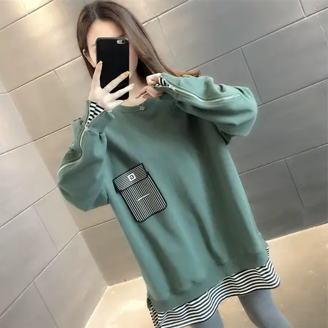 卫衣2023年新款女装韩版秋冬季秋款秋装宽松女士加绒外套爆款上衣图片