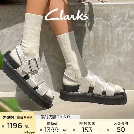 Clarks其乐奥莉系列女鞋凉鞋女新款罗马凉鞋沙滩凉鞋女图片