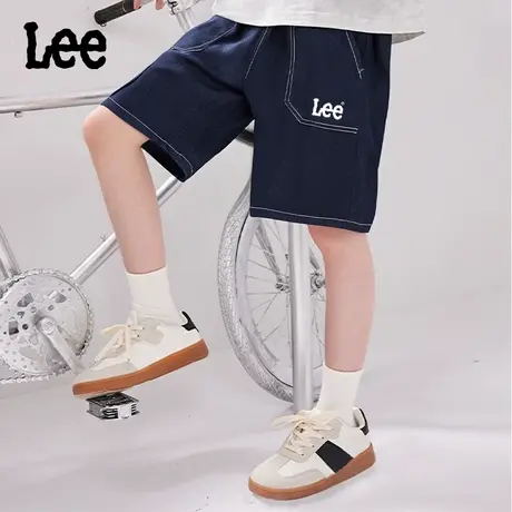 Lee童装男童短裤2025新款夏外穿儿童裤子夏季薄款男孩潮流牛仔裤图片